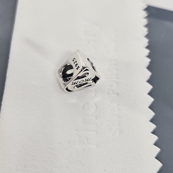 Pandora Style S925 Sterling "Super Mom" Charm - Picture 3 of 6